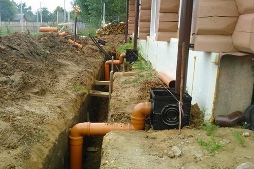 Установка ливневой канализации